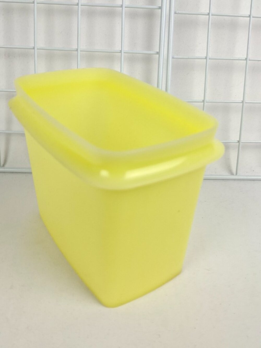 Vintage Tupperware Yellow Shelf Saver Storage Container #1243-5 Pantry Box